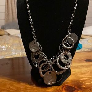 Hematite color fashion necklace